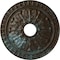 Ekena Millwork Warsaw Ceiling Medallion (Canopies up to 3 1/2"), 18"OD x 3 1/2"ID x 1 3/8"P, Bronze Blue Patina CM18WABBS - alternate 1